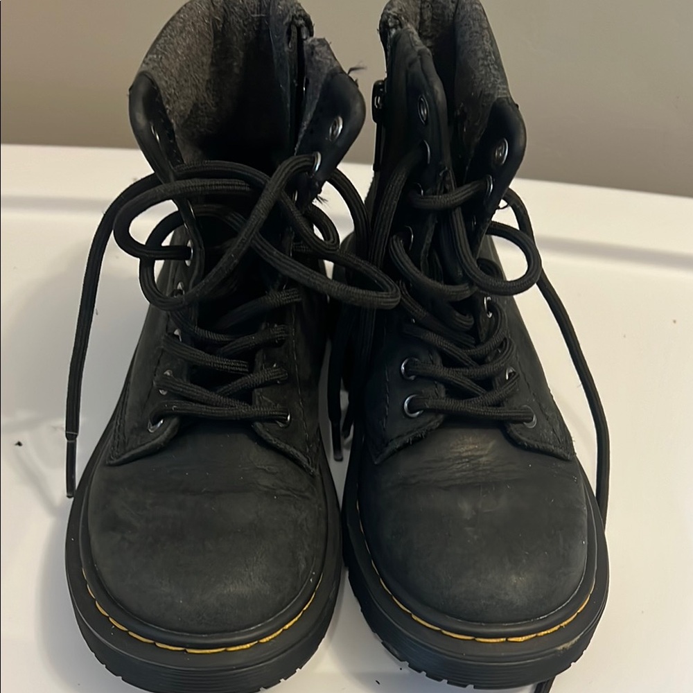 Dr. Martens Black Leather Boots